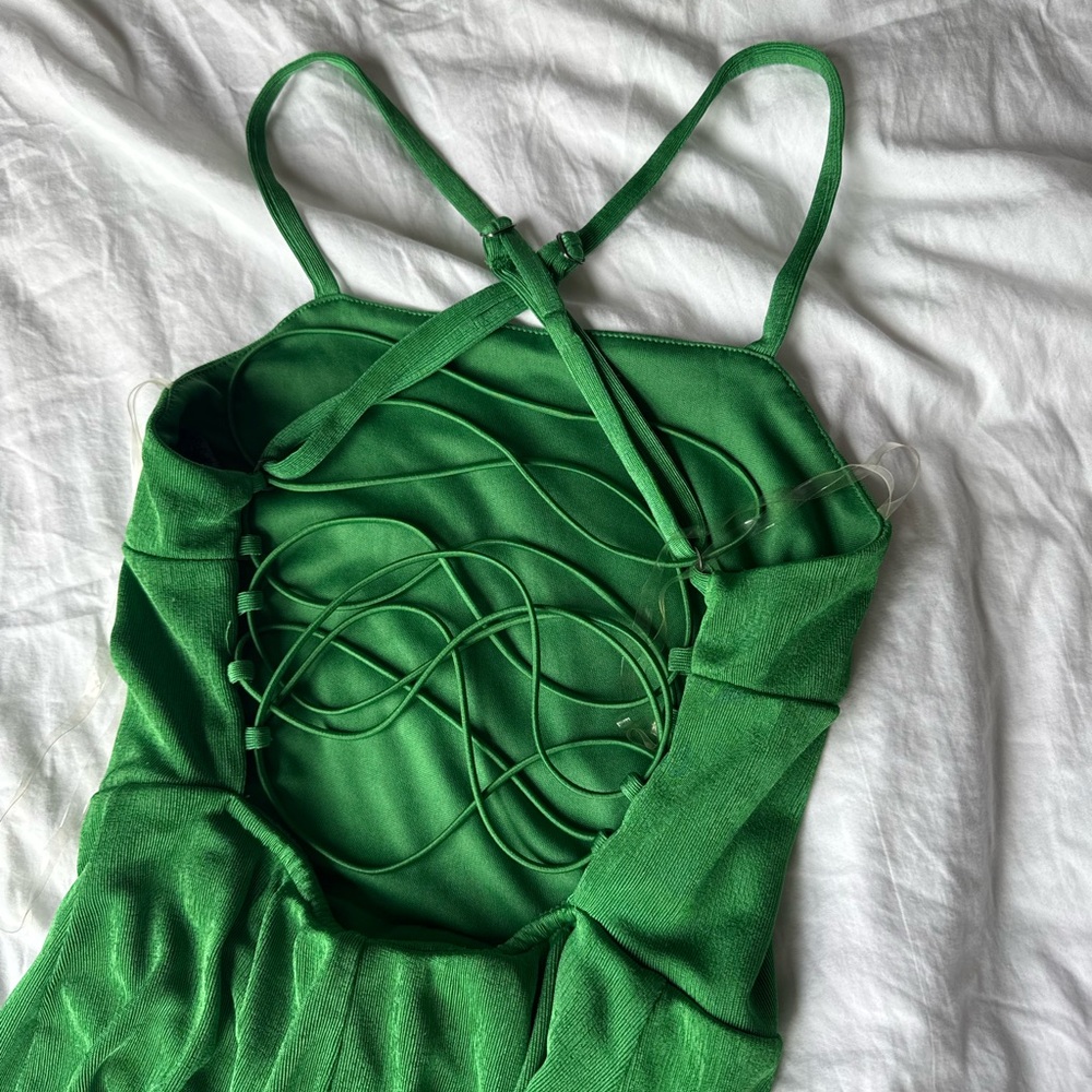 Green Strappy Dress
